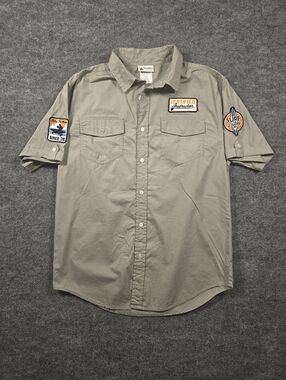 Disney Parks Mickey’s Surf School Instructor Button Up Size Small NWT